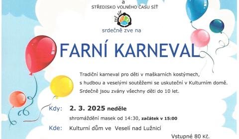 Farní karneval 2025