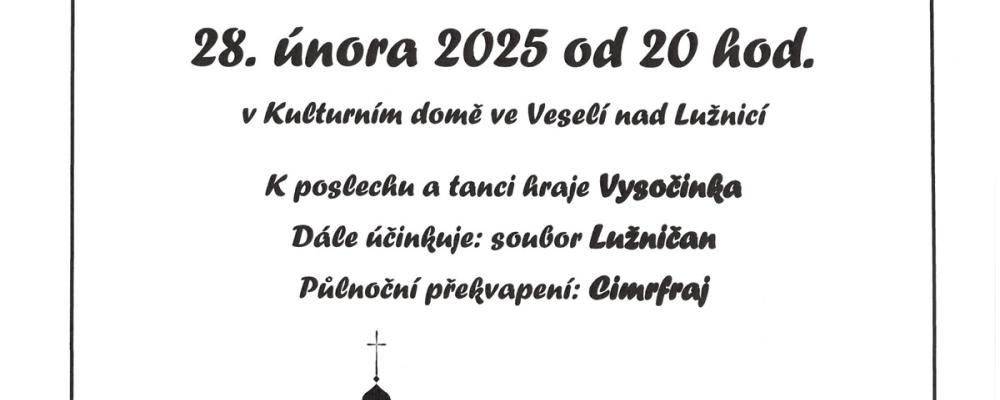 Farní ples 2025