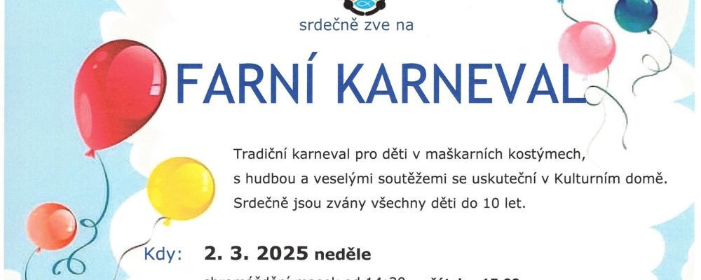 Farní karneval 2025